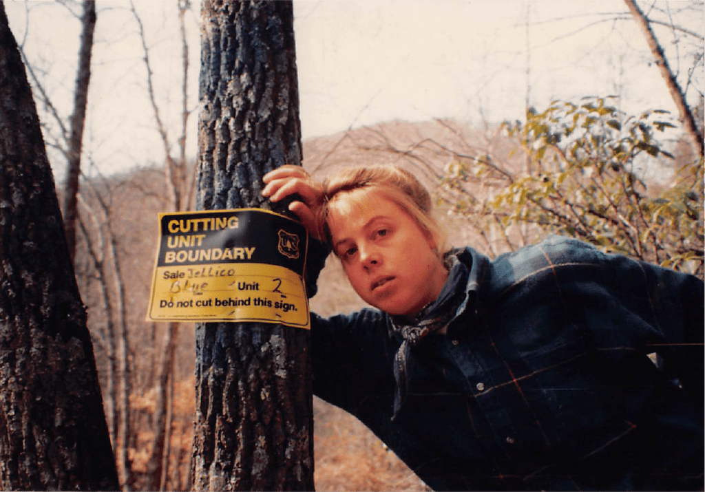 Kentucky Heartwood Founder, Chris Schimmoeller ground-truthing Jellico some time back in the early 90s. And here we are again...